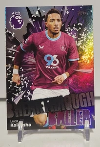 2025-26 Topps Premier League Luca Koleosho #324 Breakthrough Baller - Picture 1 of 2