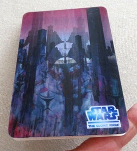 2008 Star Wars The Clone Wars Lenticular TARGET ausklappbares Spielzeug Werbung - Bild 1 von 9
