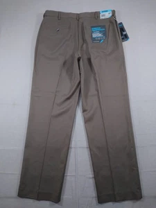 NUEVO Pantalones Savane Stretch Crosshatch Para Hombre 36x32 Pátina Oscura Rendimiento Recto - Imagen 1 de 13