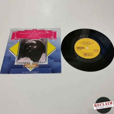 barry white - you're the first, the last, my everything 7" vinyl record VG - Image 1 of 3