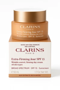 Clarins Crema Giorno Extra Rassodante con SPF 15 | 1,7 once / 50 ml | Nuova con scatola - Foto 1 di 2
