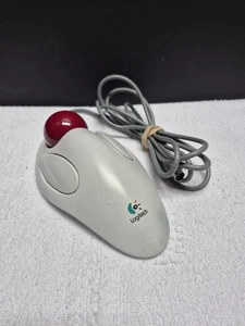 Logitech Marble Mouse PS/2 T-CM14 (804292-0000) Trackball Computer Mouse Tested - Picture 1 of 17