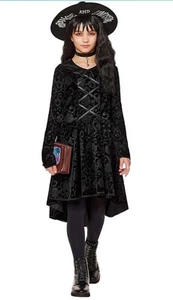 01718261 Geist Halloween Beetlejuice Kinder Lydia Deetz Gothic Kostüm Größe variiert - Bild 1 von 5