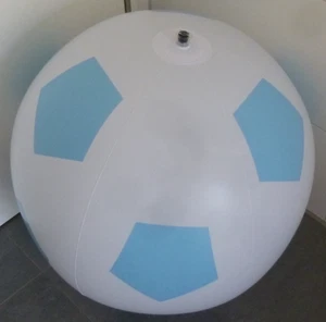 Sehr seltener riesiger weißer WASSERBALL, D = 80 cm / 32" flach - Bild 1 von 4