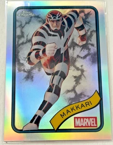 Tarjeta coleccionable refractor Makkari 2025 Marvel Topps cromada #114 MCU - Imagen 1 de 2