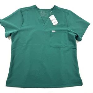 New Figs Catarina One Pocket Scrub Top Green Size XL PO5295 - Picture 1 of 7