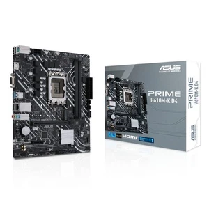 ASUS PRIME H610M-K D4 Gaming Mainboard Sockel Intel LGA 1700 (Intel H610, mATX, - Afbeelding 1 van 6