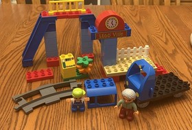 Lego Duplo 5608 Train Starter Set - Incomplete - Rare 2008, 64% complete 