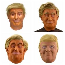 Latex Donald Trump Mask Realistic Costume Props Headgear  Halloween Party