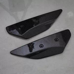 2* For Corvette C8 2020-2024 Carbon Fiber Rear High Wing Spoiler Side Winglets - Bild 1 von 10