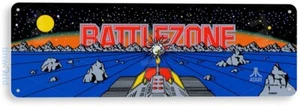 Letrero arcade de Battlezone, carpa clásica de juego de arcade, letrero de lata para sala de juegos C619 - Imagen 1 de 3