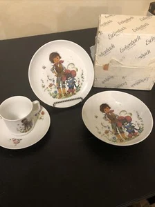 Eschenbach Kinder PUSS N BOOTS Märchen Vintage Muster 4 Stück Porzellan - Bild 1 von 10