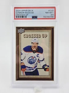 2024-25 Upper Deck Series 1 Crossed Up #CU-2 CONNOR MCDAVID SSP Easter Egg - Picture 1 of 3