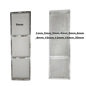 1mm-6mm,8mm,9mm,10mm,12mm,15mm,20mm Linear Screen Hole Sieve For JG30-75 Shaker - Picture 1 of 91