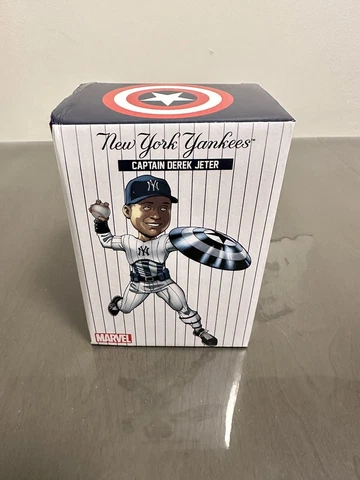2023 Derek Jeter Marvel Captain America BOBBLEHEAD SGA 6/23 New York Yankees Cover