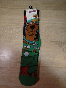 Scooby-Doo! Scooby Christmas Tree Crew Socks NEW /w Tags HYP - Picture 1 of 3