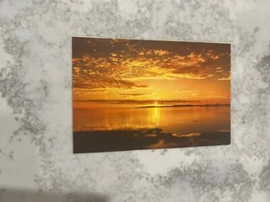 Single Tear Off Card Sunrise Over Boston Bay Port Lincoln SA - Picture 1 of 2