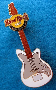 INDIANAPOLIS WYMAN BILL ROLLINGSTONES MEMORABILIA WALL GUITAR Hard Rock Cafe PIN - Picture 1 of 1