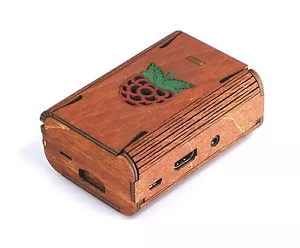 Raspberry Pi 3B+, B+ Pi3 FlexPi Hülle (rote Himbeere) ~ C4Labs - Bild 1 von 5