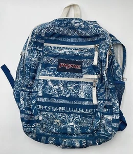 JanSport Backpack Superbreak “Midnight Sky FlY” Flower Hawaii Theme Big Student - Picture 1 of 9