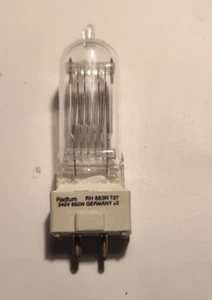 Radium RH653N T26 T27 GCT 240V 650W GY9,5 Theater Birne Lampe wie 6823P & 64718 - Bild 1 von 1