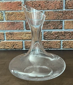 Denizli Crystal Glass Wine Decanter - 10.5" Tall x 8.75" Base - Made in Turkey - Picture 1 of 5
