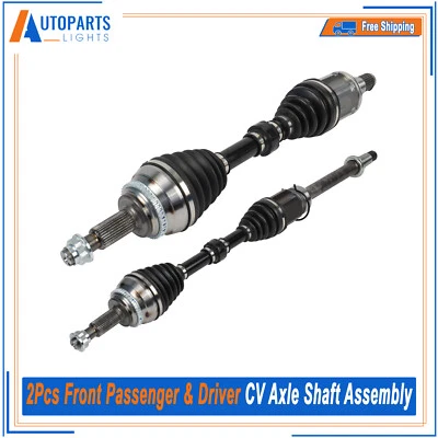 2 peças conjunto de eixo dianteiro esquerdo+direito CV para 2013 2014 2015 2016-2018 Lexus ES300h - Imagem 1 de 4