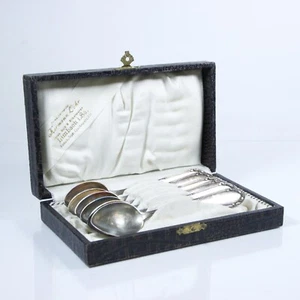 90er Silber Löffel Teelöffel BM Regina - 6 Silberlöffel - Silberbesteck - Bild 1 von 7