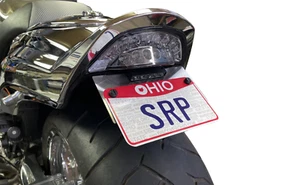 License Plate Bracket Fender Eliminator w/ Plug & Play Plate Light Yamaha VMAX - Picture 1 of 5