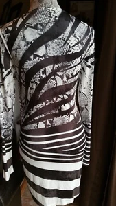 NWOT STWELVE  V-NECK LONGSLEEVES DRESS GREAT CONDITION LARGE L - Picture 1 of 7