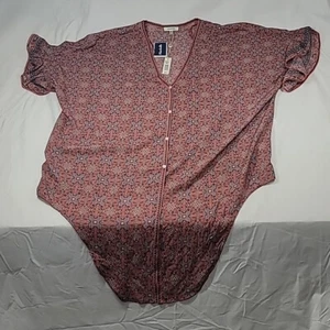 Max Studio Damengröße 2X geknöpfte Bluse neu mit Etikett - Bild 1 von 10