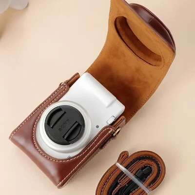 Camera bag Leather hard case for Sony ZV1 ZV1F ZV-1 II ZV-1M II Protective case - Image 1 of 4