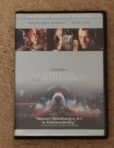 A.I. Artificial Intelligence (DVD, 2002, 2-Disc Set) Haley Joel Osment - w/cards
