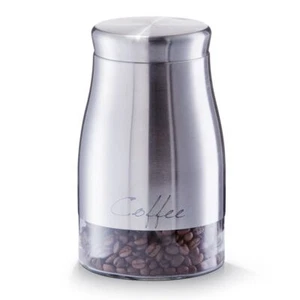 Zeller Vorratsglas Kaffee Aromadose Aufbewahrung Küche 1300 ml Edelstahl 19892 - Bild 1 von 1
