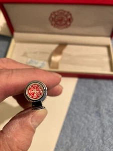 NEW Fire Dept. Black Ink Ballpoint F.D. Ballpoint Pen Red Cap - Picture 1 of 13