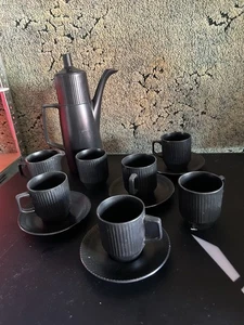 Impact British Anchor 1960s Coffee Set lack Modern mid century - Picture 1 of 5
