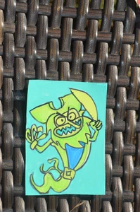 ACEO Original Art Spongebob Flying Dutchman Fan Art Not a print 11/12 - Bild 1 von 3