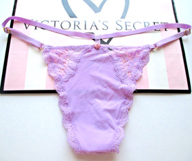 VICTORIA'S SECRET DREAM ANGELS V-String Thong Panty NWT Purple S M L XL VS