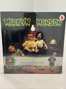 RARE MARILYN MANSON PORTRAIT OF AN AMERICAN FAMILY-VINYL LP BOX SET-Small T - Picture 1 of 14