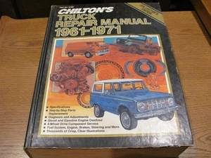 CHILTON'S ~ Truck Repair Manual 1961-1971 ~ Hardcover Collector's Edition USA - Picture 1 of 12