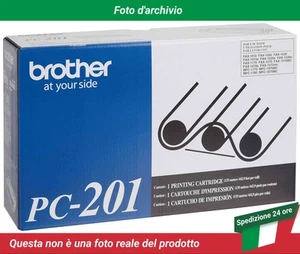 PC201 Brother IntelliFax 1170 Cartuccia Pelicula Nero - Photo 1/4