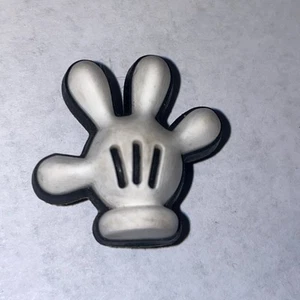 EUC! Disney MICKEY MOUSE GLOVED HAND Jibbitz Shoe Charm (Fits Crocs!) - Picture 1 of 2