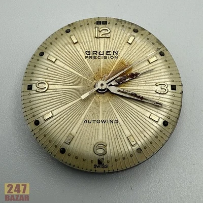 Gruen 550SS Autowind 17J Good Balance AS IS Parts or Repair - Runs and Stops - Image 1 of 4