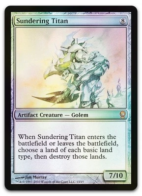 Sundering Titan #13 (Foil) (NM) From the Vault: Relics V10 Magic MTG - Image 1 of 2