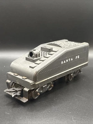 De colección. Marx O/0-27 Sound O Power Blaster Santa Fe Slopeback Tender, gris Foto 1 de 4