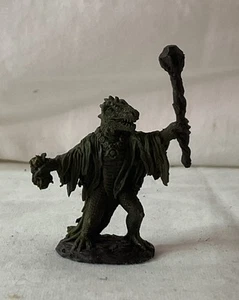 Sandra Garrity Dwarven Forge Miniature Lizardman Green 1999 Original Sculpt - Picture 1 of 5