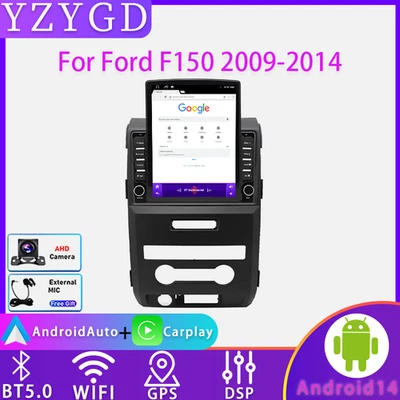 For Ford F150 2009-2014 Android GPS Carplay Radio Multimedia Car Stereo Navi FM - Image 1 of 4