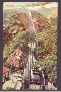 INCLINE RAILWAY to Mt. Lowe CALIFORNIA VINTAGE Postcard - Picture 1 of 1