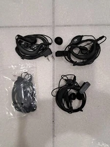 ( 4 units ) 2Pin PTT Earpiece Walkie Talkie Headset For KENWOOD - Picture 1 of 4