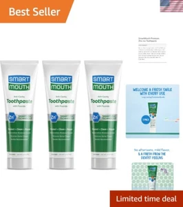 Refreshing Mint Toothpaste 6-Ounce Pack of 3 for Sensitive, Bright Smiles - Picture 1 of 8